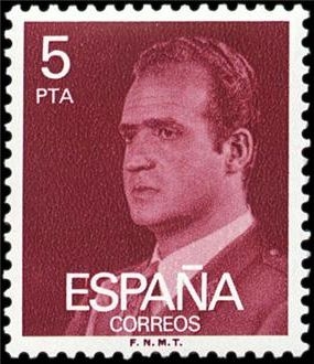 z vendido ESPAÑA 1976 2347 Sello Nuevo Básica Rey Juan Carlos I 5 pts sin goma Espana Spain Espagne Spagna Spanje Spanien 